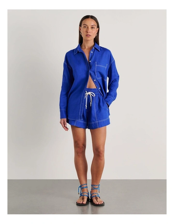 Gigi Linen Relaxed Shirt image 4