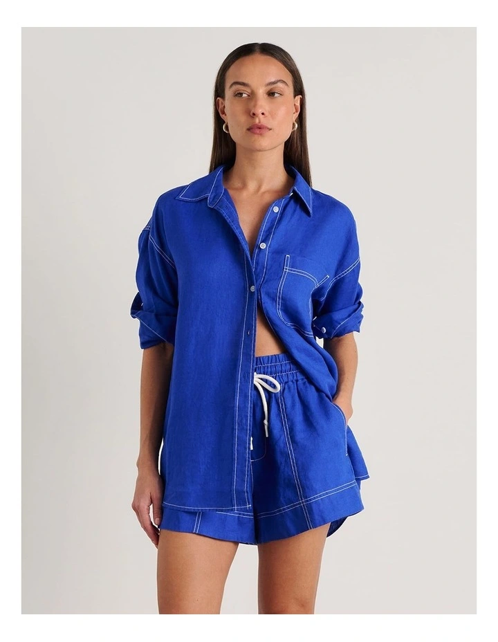 Gigi Linen Relaxed Shirt image 5