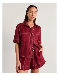 Gigi Relaxed Short Sleeve Shirt