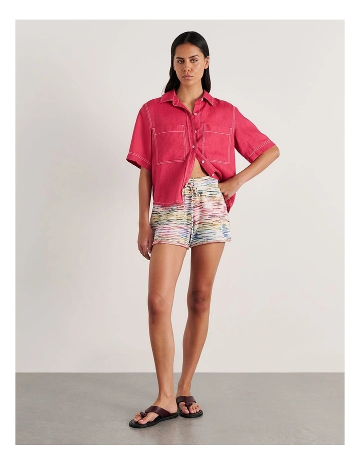 Gigi Linen Short Sleeve Shirt image 5