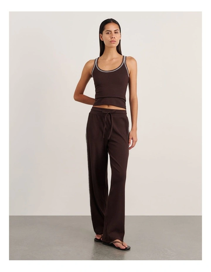 Celina Pant in Brown image 2