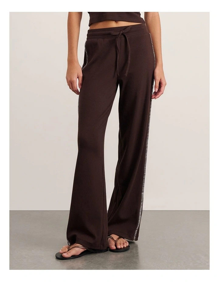 Celina Pant in Brown image 3