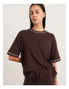 Celina Tee in Brown