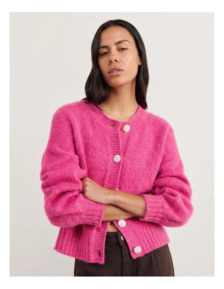 Lily Fluffy Knit Cardigan image 3