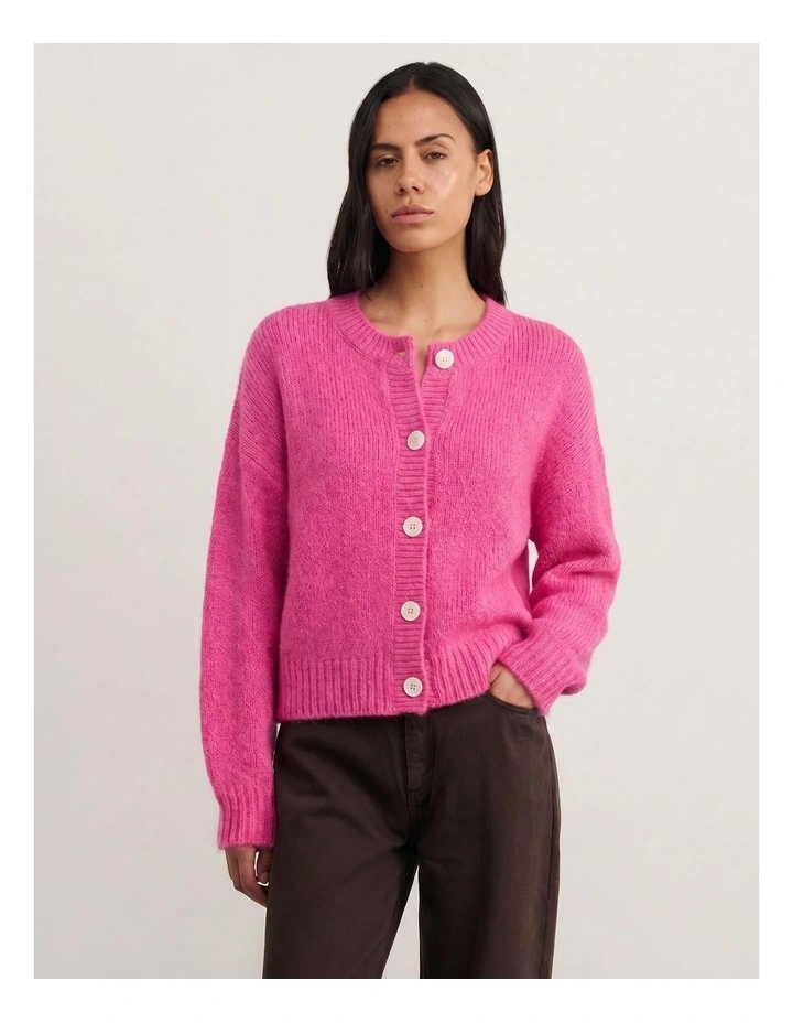 Lily Fluffy Knit Cardigan image 4