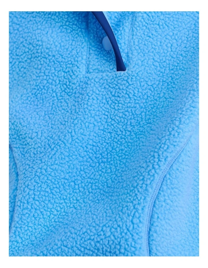 Polar Fleece Sweater in Blue image 5