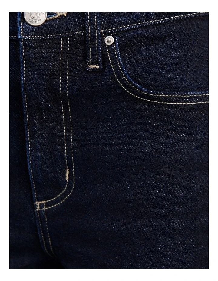 Bambi Crop Jean in Blue image 5