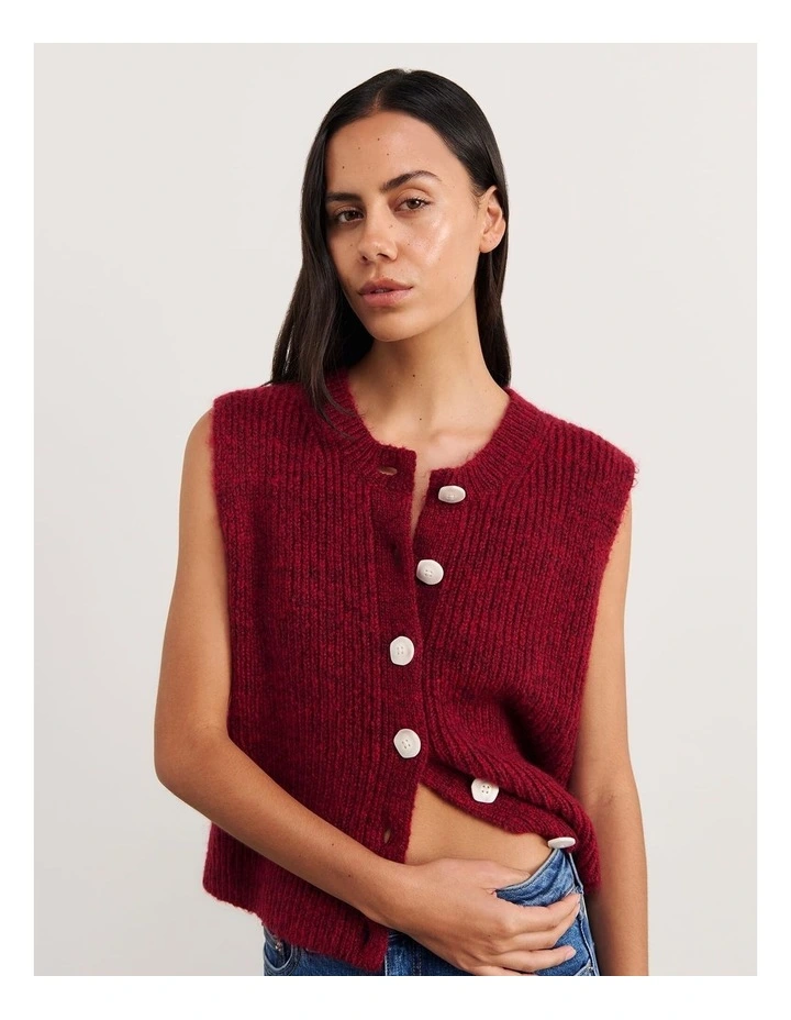 Lily Button Vest image 1