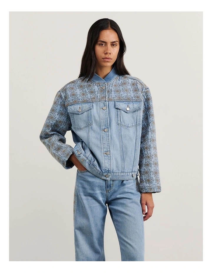 Fleur Bomber Jacket image 6