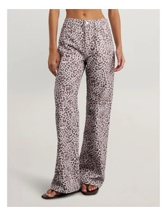 Carrie Slouch Jean Leopard