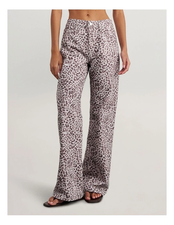 Carrie Slouch Jean Leopard image 1