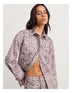 Leopard Denim Shirt