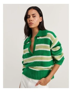 Lily Collared Knit