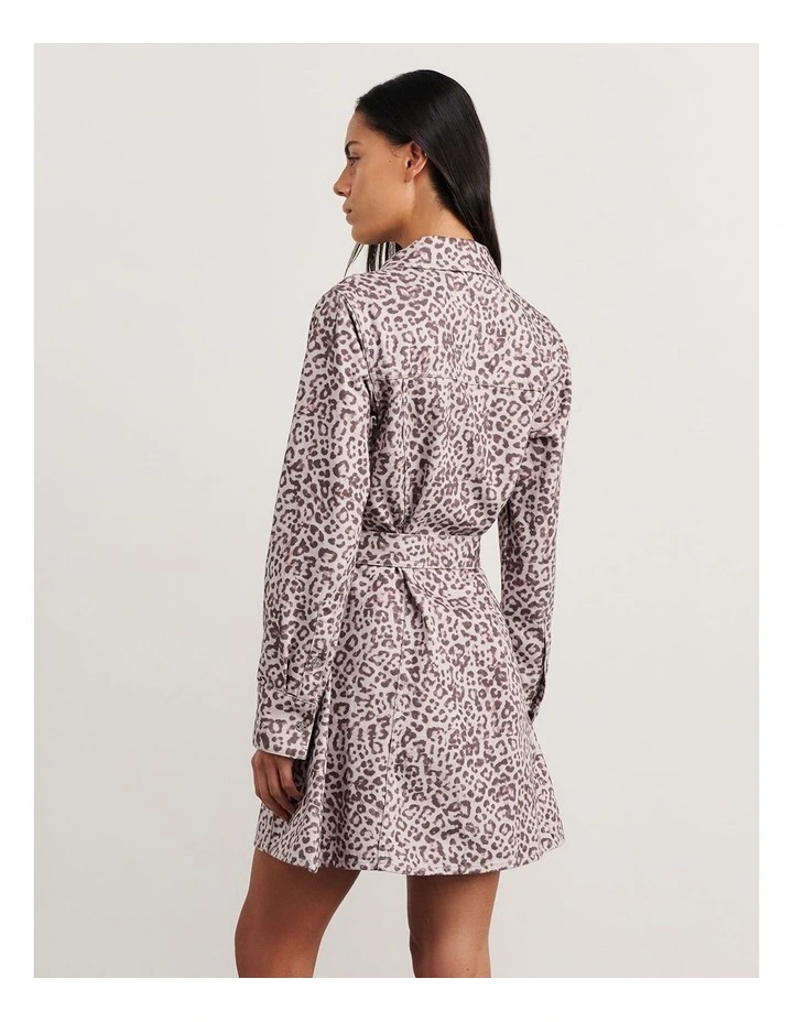 Leopard Denim Dress image 2