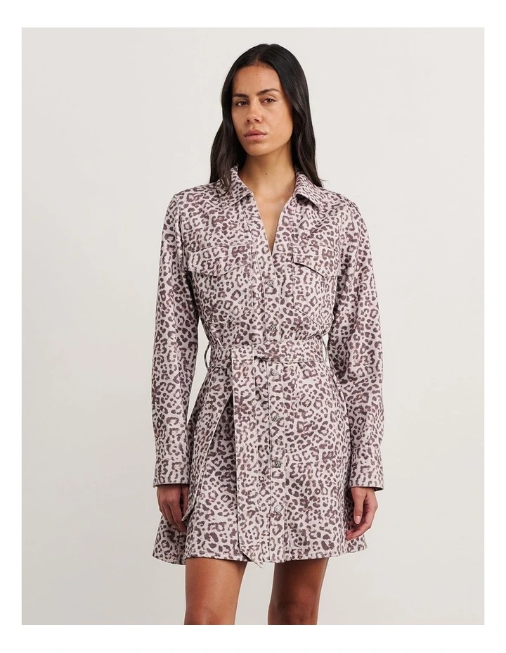 Leopard Denim Dress image 5