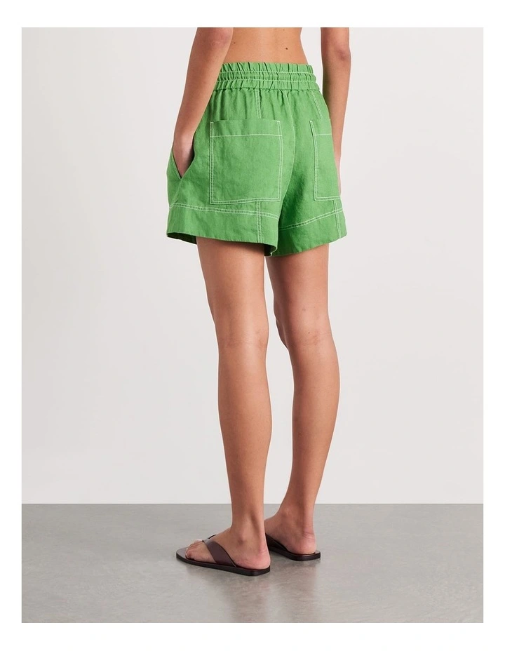 Gigi Linen Pull On Short image 2