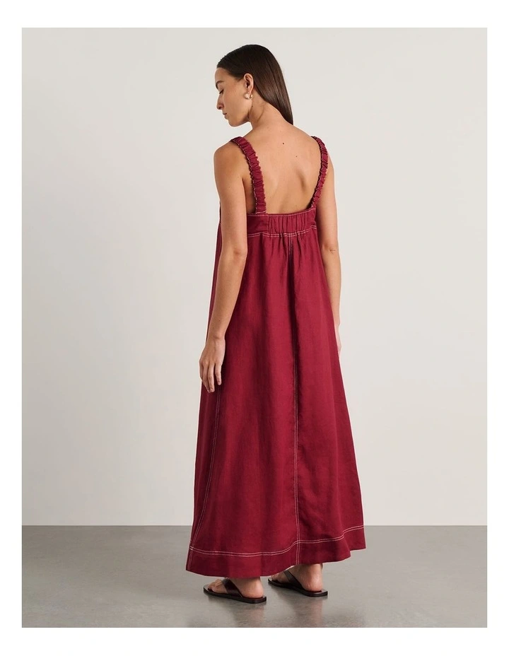 Sara Linen Midi Dress image 2