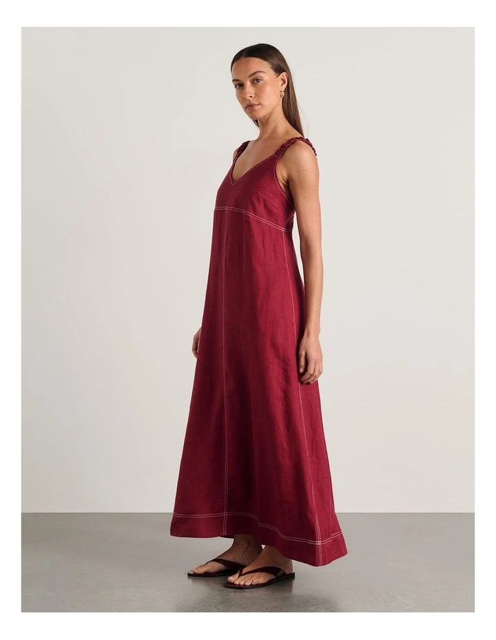 Sara Linen Midi Dress image 3