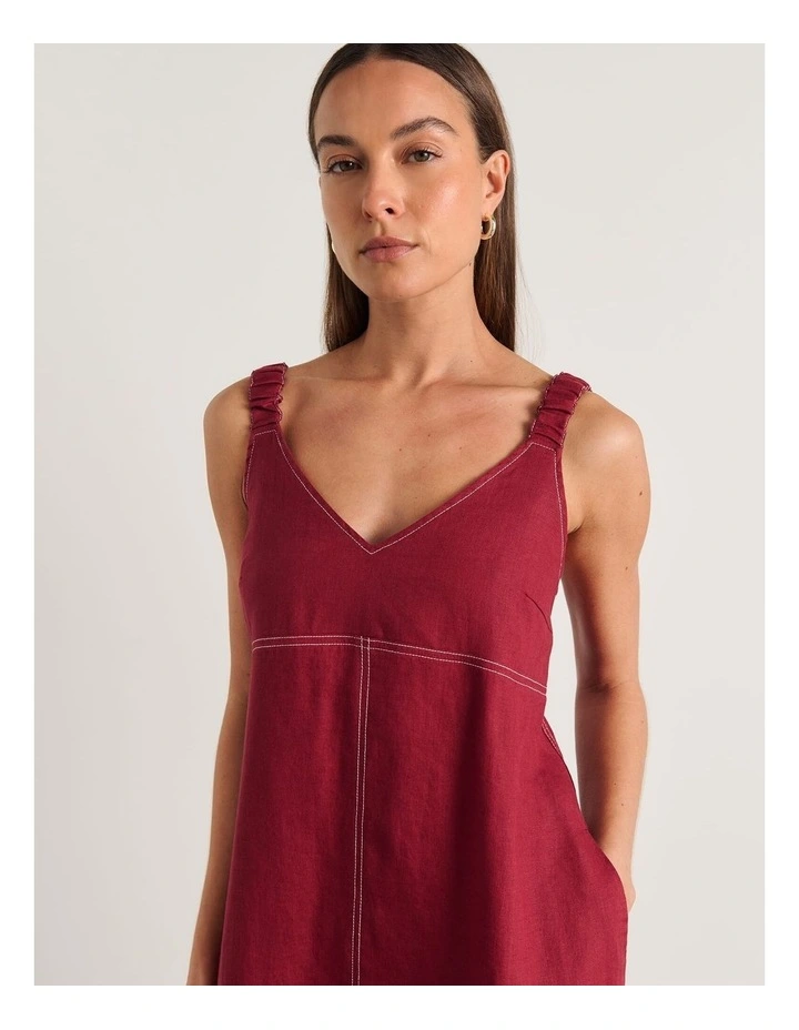 Sara Linen Midi Dress image 4