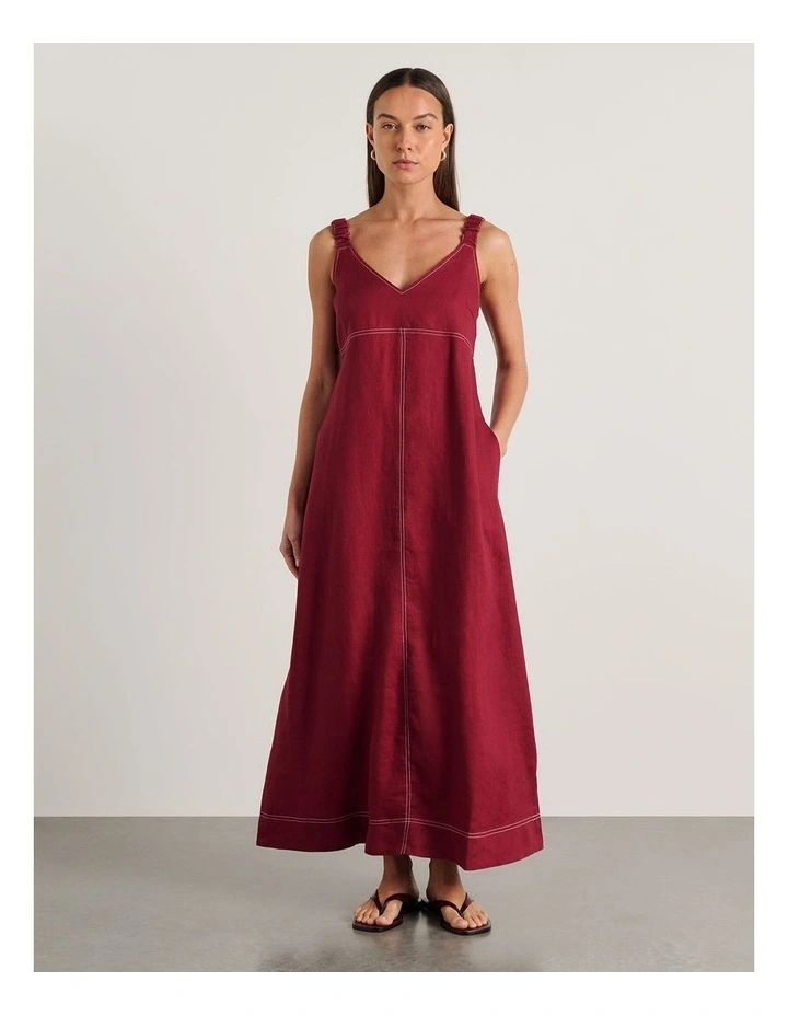 Sara Linen Midi Dress image 5