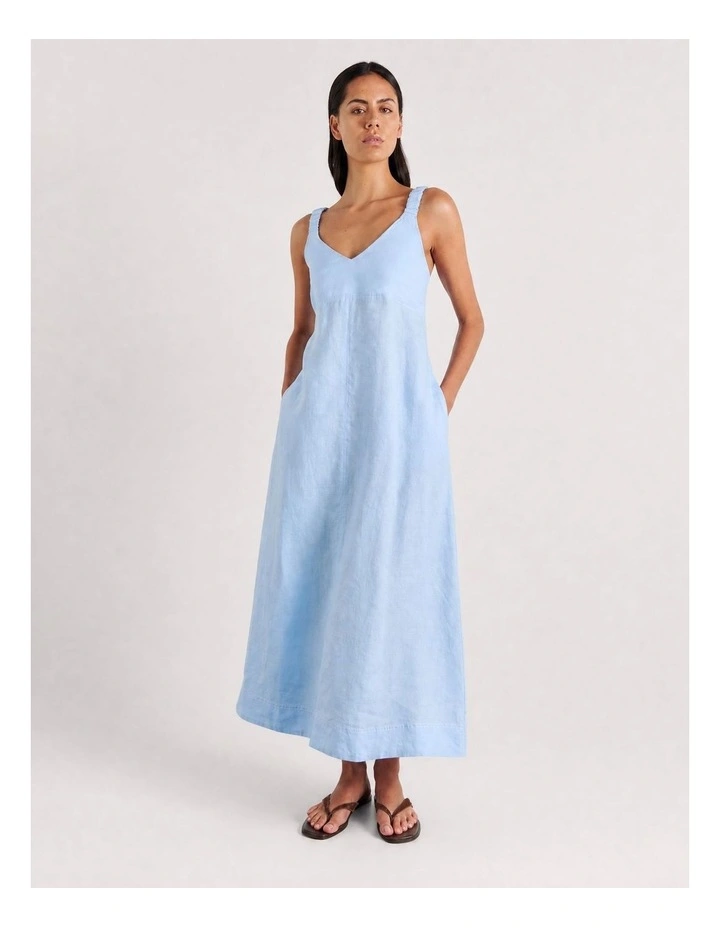 Sara Linen Midi Dress image 1