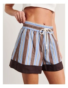 Gigi Stripe Pull On Short