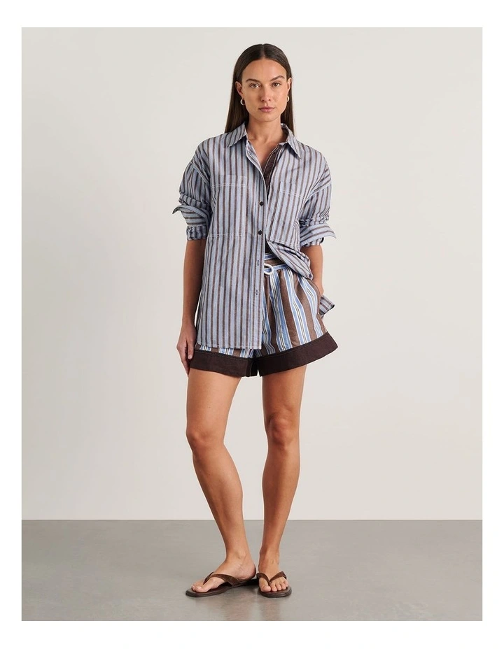 Gigi Stripe Pull On Short image 4