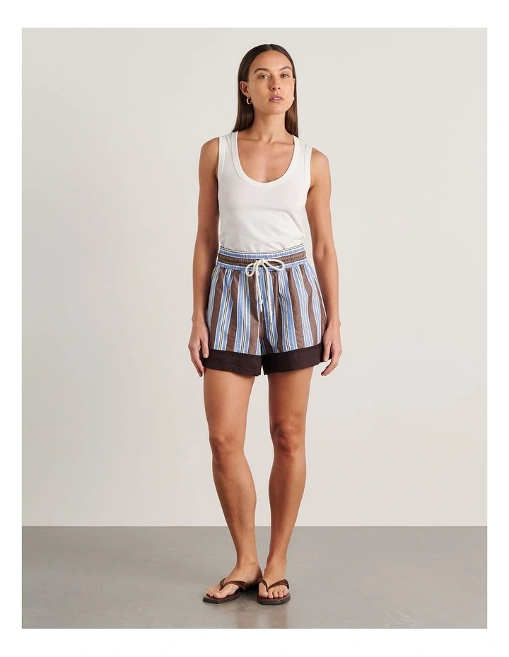 Gigi Stripe Pull On Short image 6