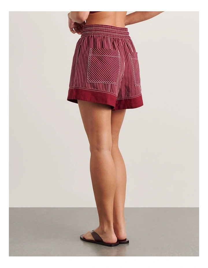 Gigi Stripe Pull On Short image 2