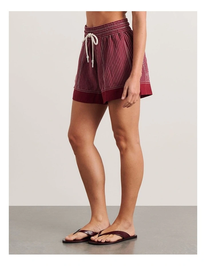 Gigi Stripe Pull On Short image 3