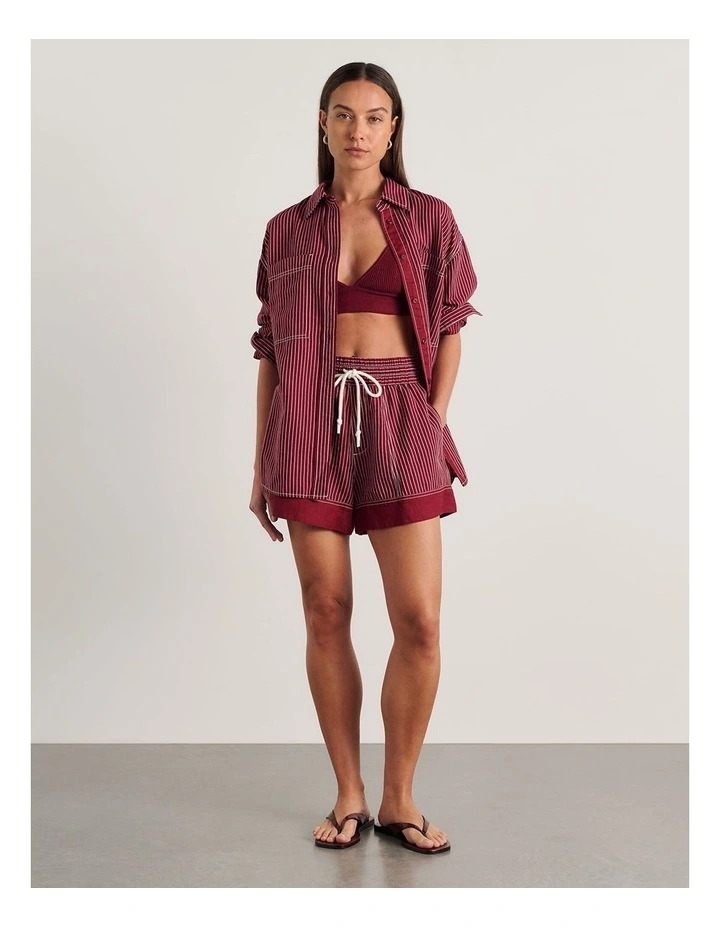Gigi Stripe Pull On Short image 4