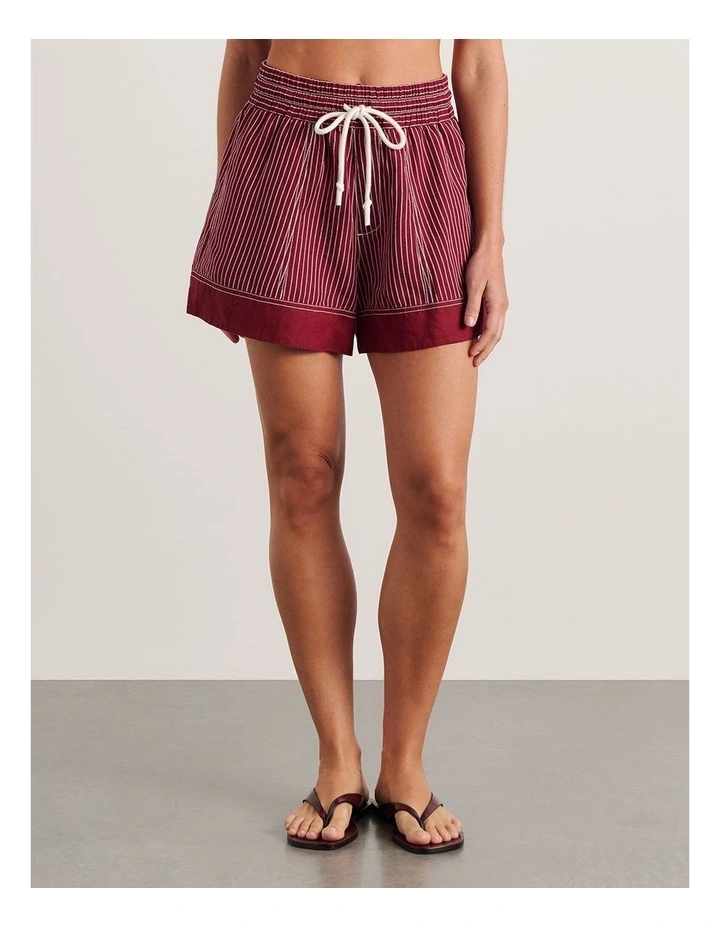 Gigi Stripe Pull On Short image 5