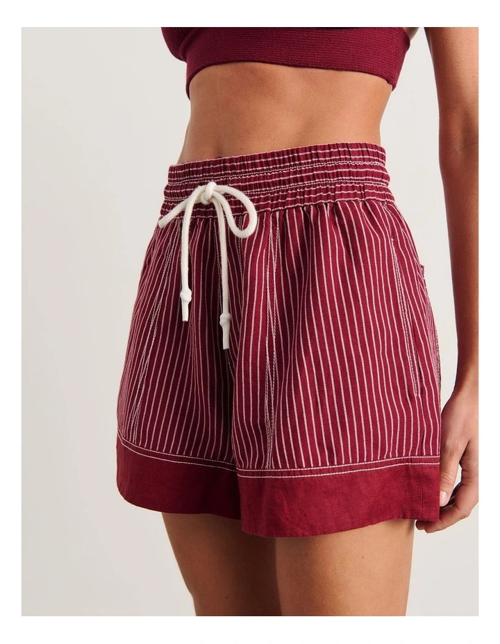 Gigi Stripe Pull On Short image 6