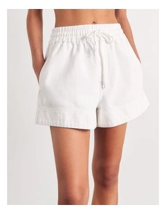 Loe Denim Pull On Short