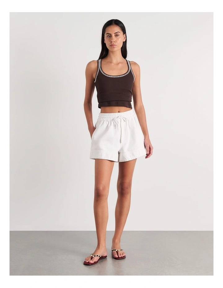 Loe Denim Pull On Short image 4