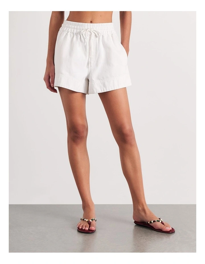 Loe Denim Pull On Short image 5