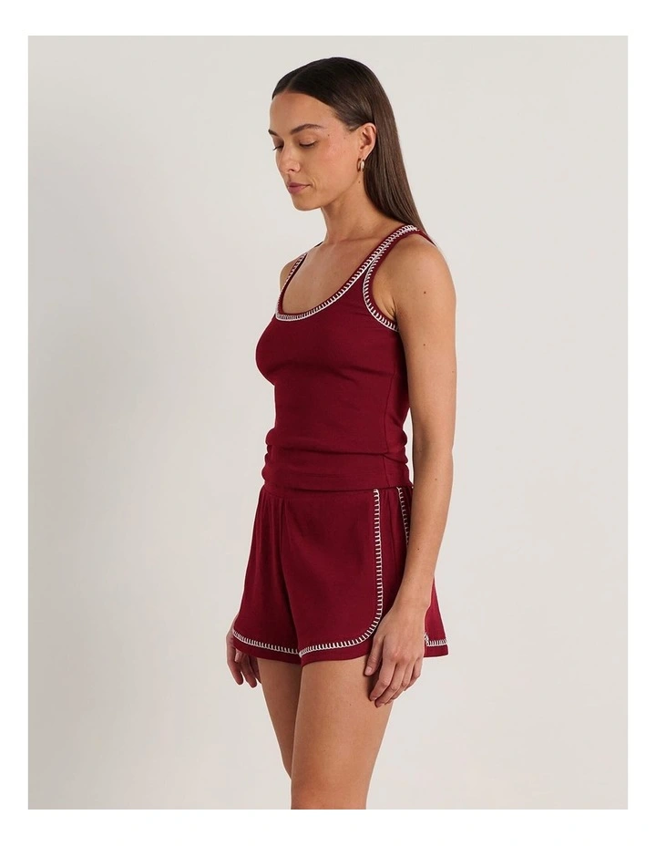 Celina Blanket Stitch Tank image 3