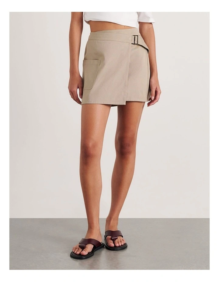 Pia Canvas Wrap Skirt image 5