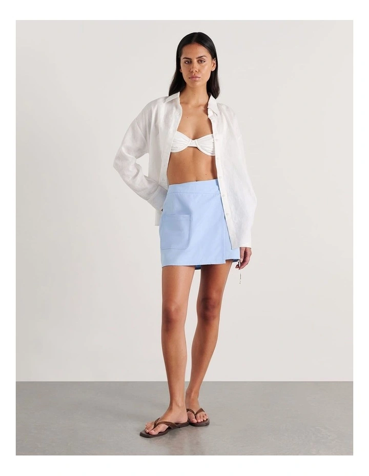 Pia Canvas Wrap Skirt image 4