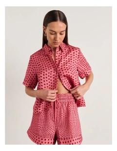 Ania Spot Short Sleeve Shirt