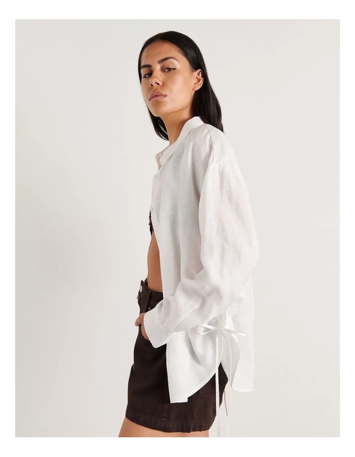 Zuri Side Tie Shirt image 3