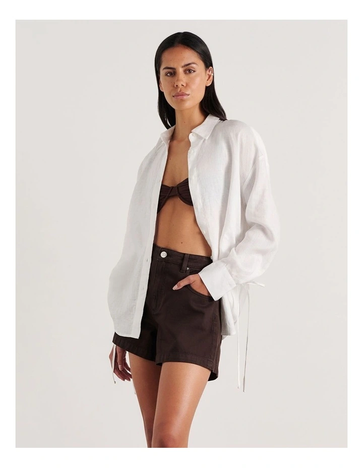 Zuri Side Tie Shirt image 5
