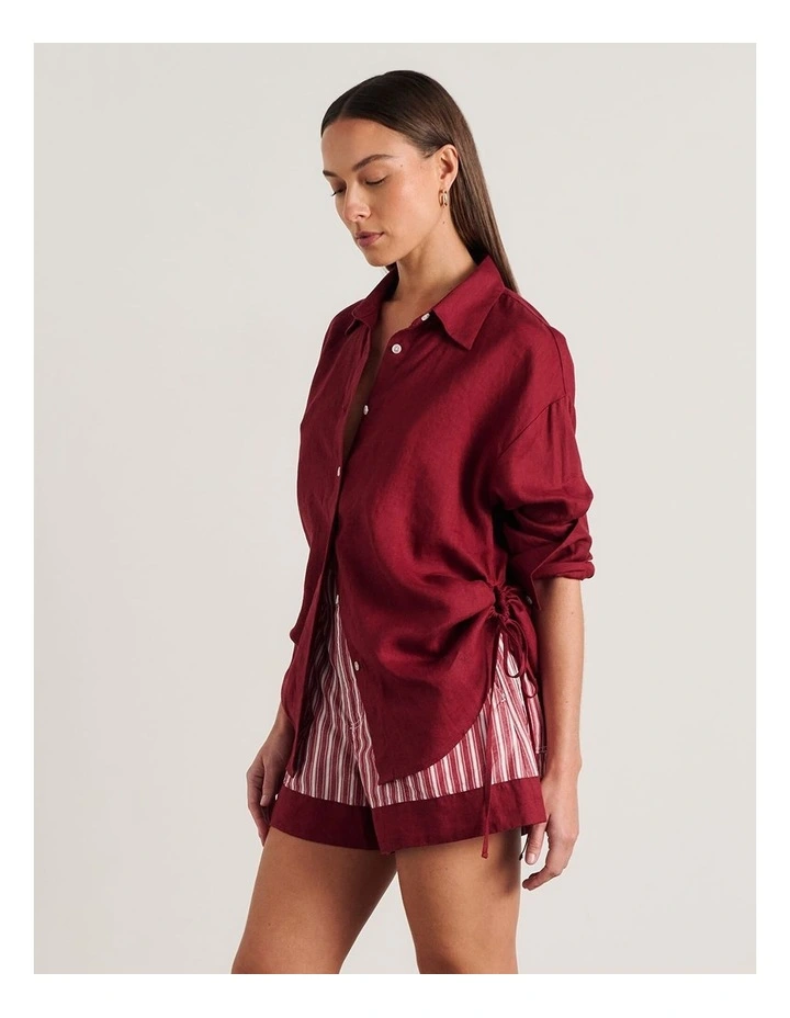 Zuri Side Tie Shirt image 3