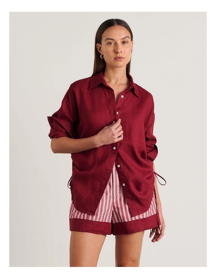 Zuri Side Tie Shirt image 5