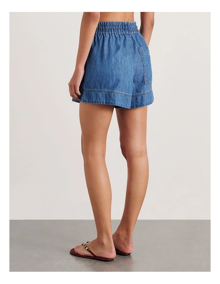 Loe Denim Pull On Short image 2