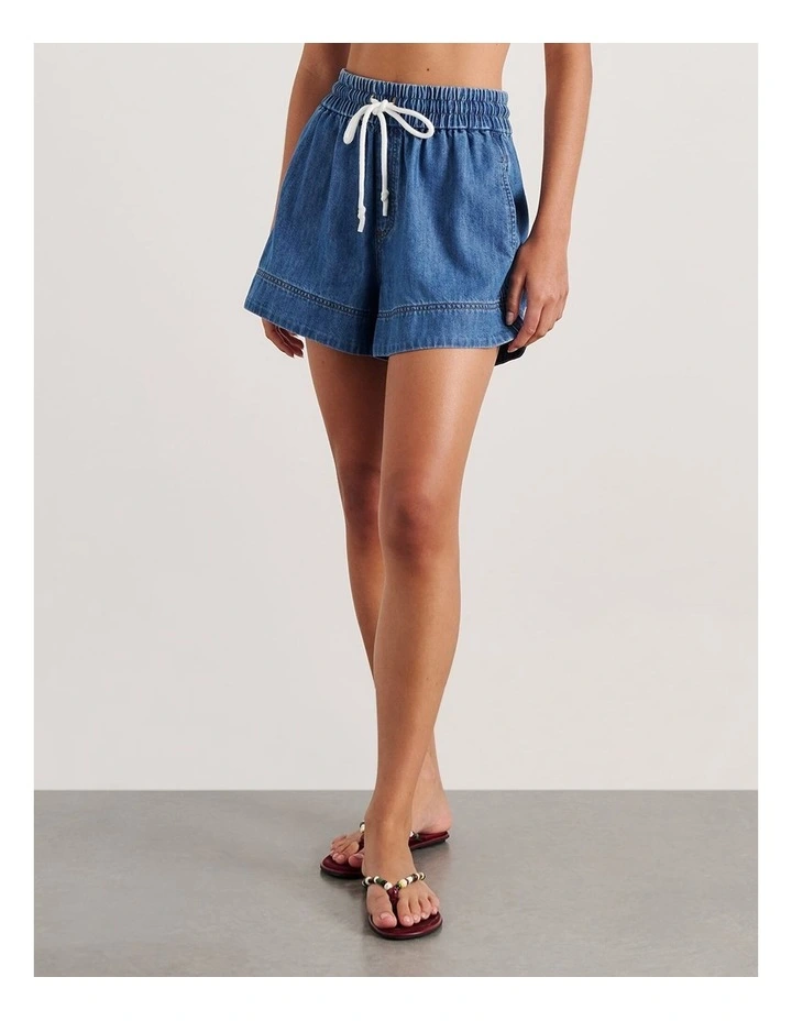 Loe Denim Pull On Short image 3
