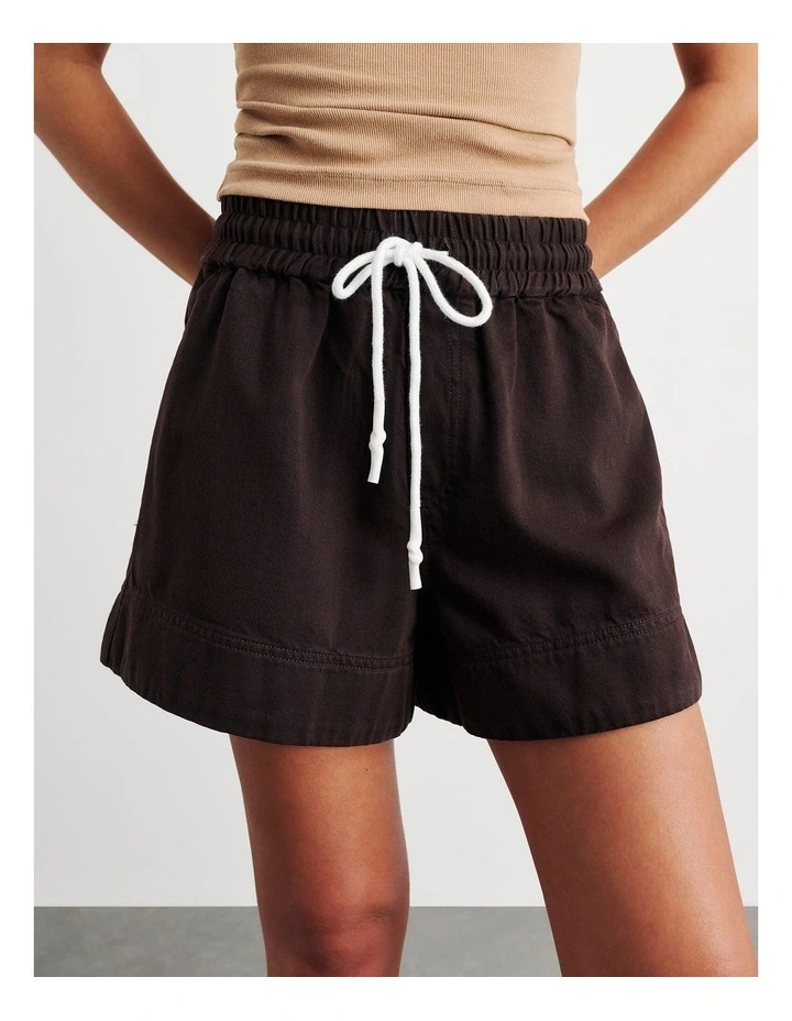 Loe Denim Pull On Short image 1