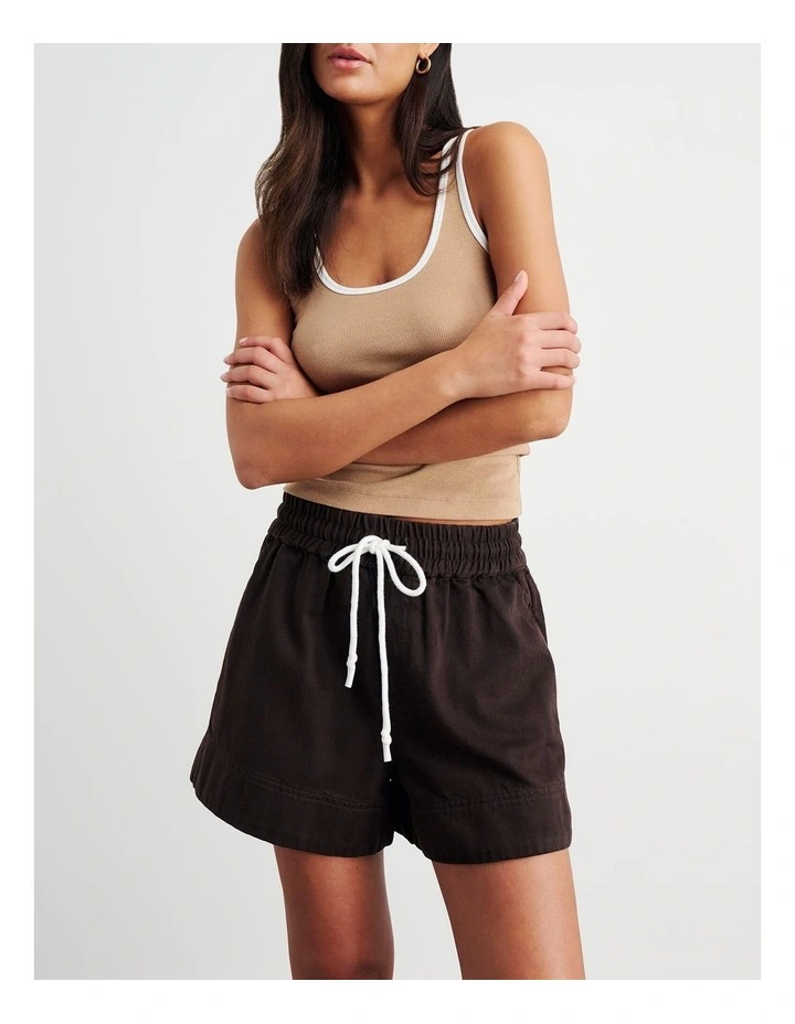 Loe Denim Pull On Short image 4