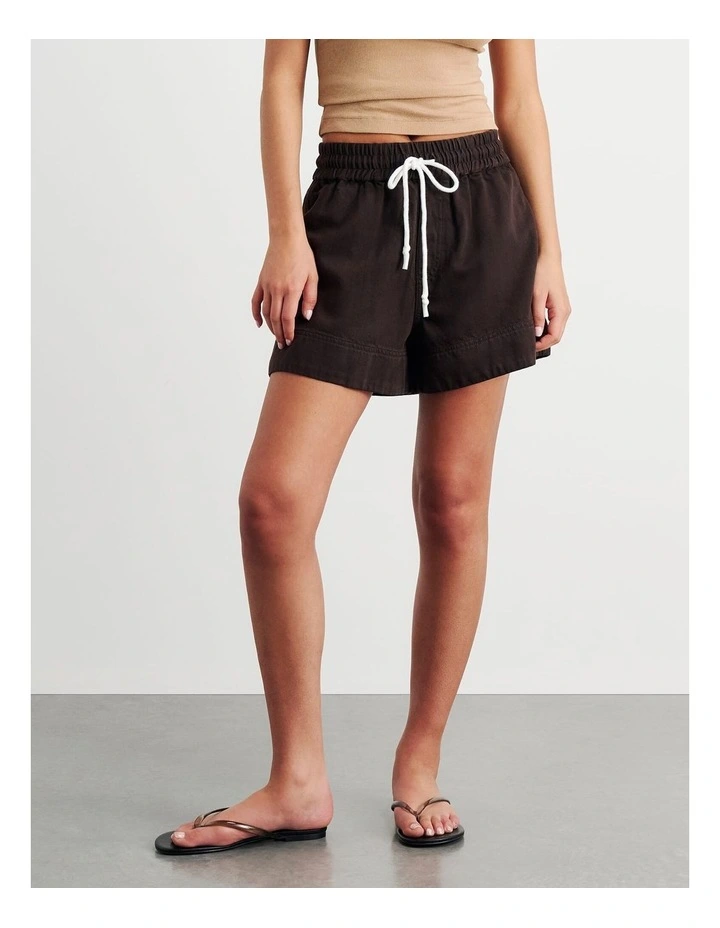 Loe Denim Pull On Short image 5