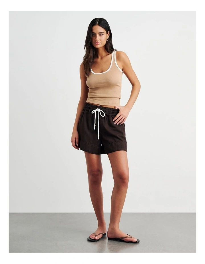 Loe Denim Pull On Short image 6